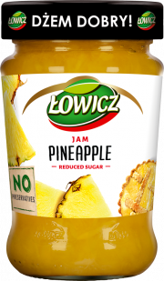 ŁOWICZ jam with reduced sugar pineapple