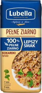 LUBELLA Wholegrain pasta farfalle /bows