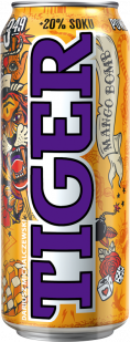 TIGER Juicy energy drink mango (Mango Bomb)