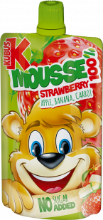 KUBUŚ Fruit mousse strawberry