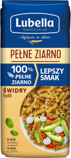 LUBELLA Wholegrain pasta fusilli /twists