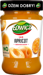 ŁOWICZ Jam with reduced sugar apricot