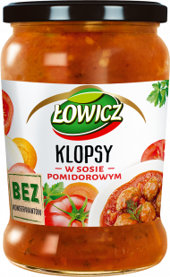 ŁOWICZ Traditional ready meal mince meatballs in tomato sauce 