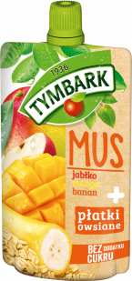 TYMBARK Fruit + Grain mousse apple-mango-banana-oat flakes