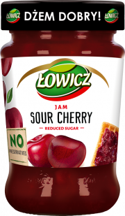 ŁOWICZ Jam with reduced sugar cherry