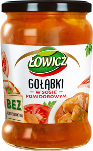 ŁOWICZ Traditional ready meal stuffed cabbage in tomato sauce  
