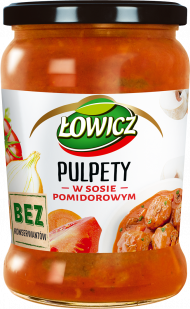 ŁOWICZ Traditional ready meal meatballs in tomato sauce 