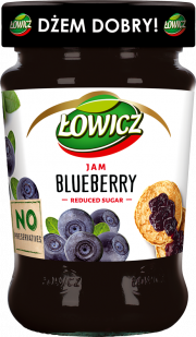 ŁOWICZ Jam with reduced sugar blueberry