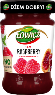 ŁOWICZ Jam with reduced sugar raspberry