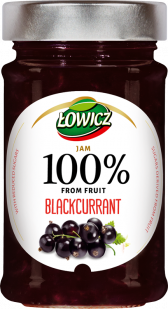 ŁOWICZ Jam 100% blackcurrant