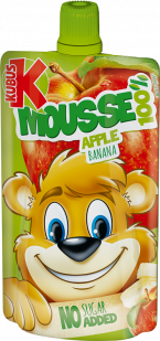 KUBUŚ Fruit mousse apple