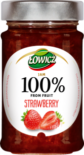 ŁOWICZ Jam 100% strawberry