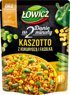 ŁOWICZ Kaszotto & Risotto pearl barley with corn and green beans