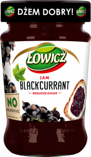 ŁOWICZ Jam with reduced sugar blackcurrant