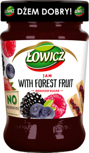 ŁOWICZ Jam with reduced sugar forest fruits