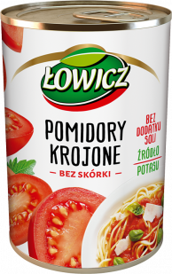 ŁOWICZ Canned Tomatoes chopped tomatoes