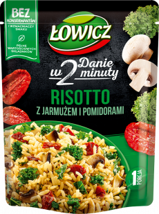 ŁOWICZ Kaszotto & Risotto rice with kale & dried tomato