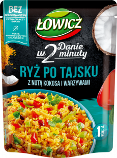 ŁOWICZ Kaszotto & Risotto Thai rice with a hint of coconut and vegetables