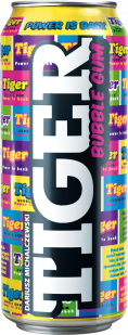 TIGER Juicy energy drink bubble gum (Bubble gum)