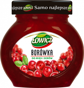 ŁOWICZ Preserves for meat & cheese red billberry