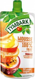 TYMBARK Fruit mousse orange-passion fruit-apple-banana