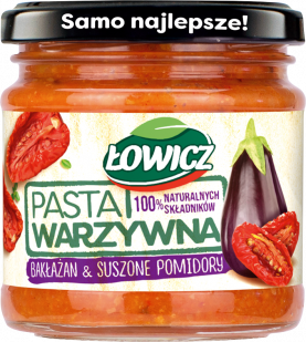 ŁOWICZ vegetable paste eggplant-dried tomato