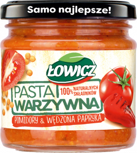 ŁOWICZ vegetable paste lentil-tomato-smoked pepper