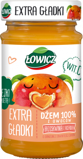 ŁOWICZ Jam 100% extra smooth peach