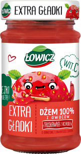 ŁOWICZ Jam 100% extra smooth strawberry