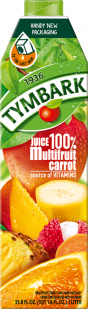 TYMBARK Juice 100% multifruit-carrot