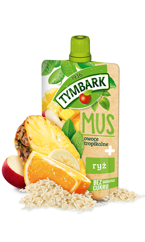 Fruit + grain mousse